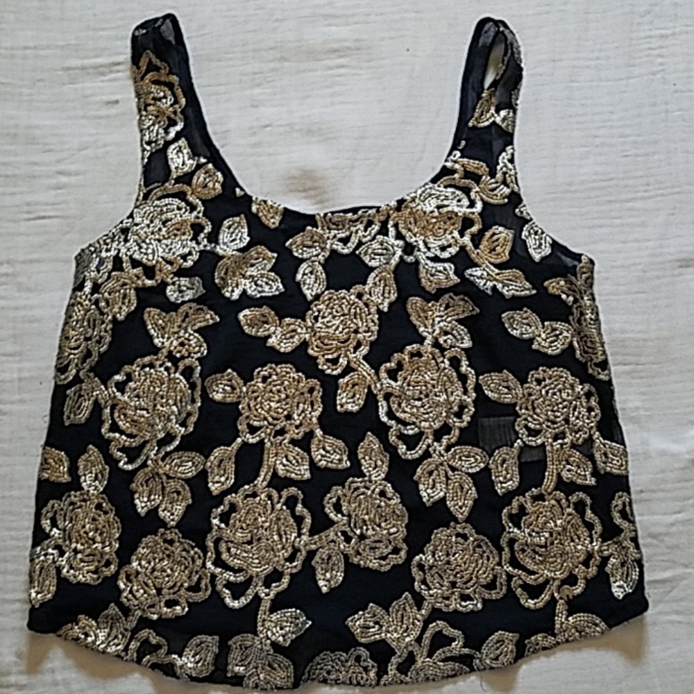 A&F Embroidered Top
